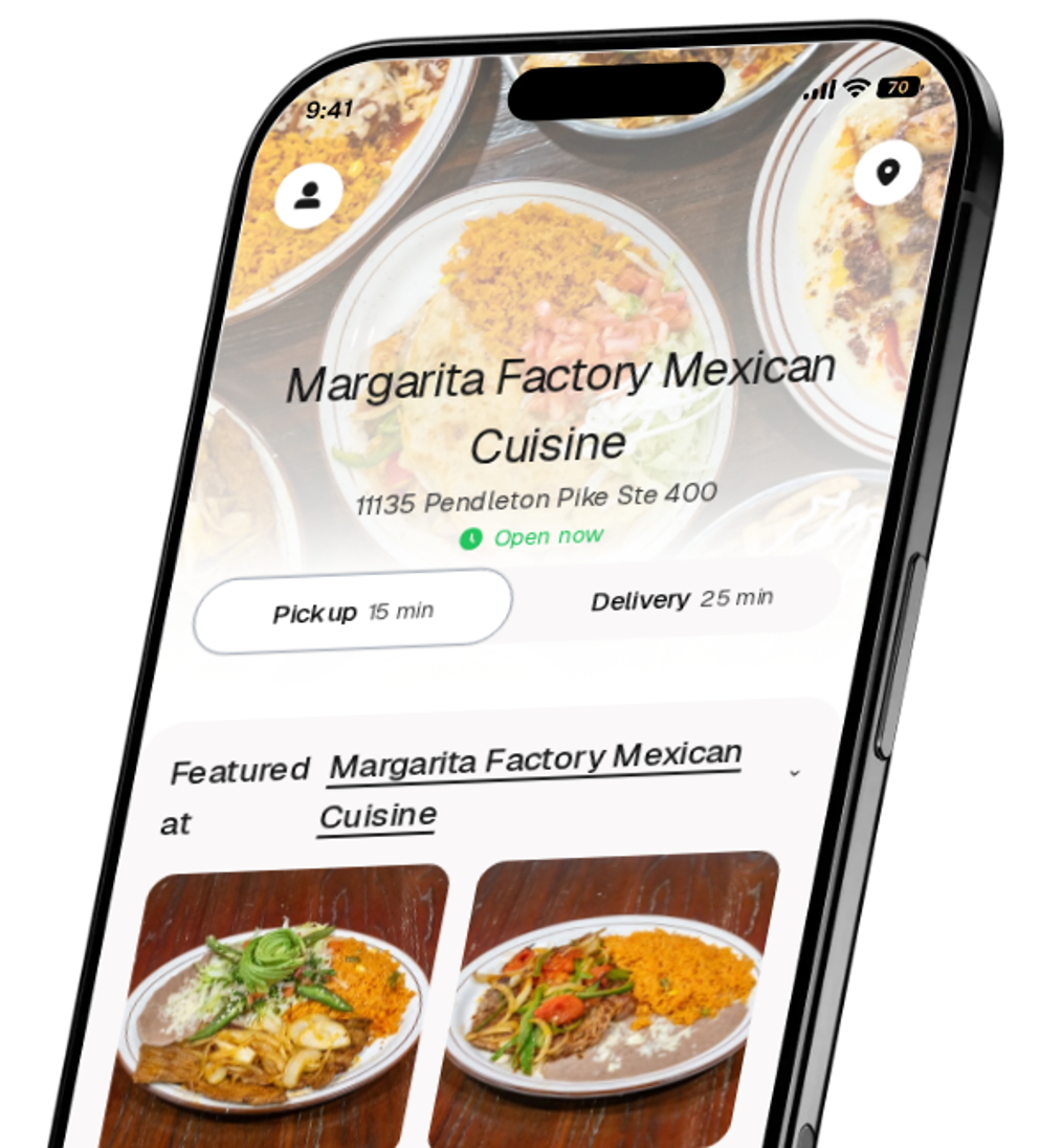 Margarita Factory Mexican Cuisine app preview