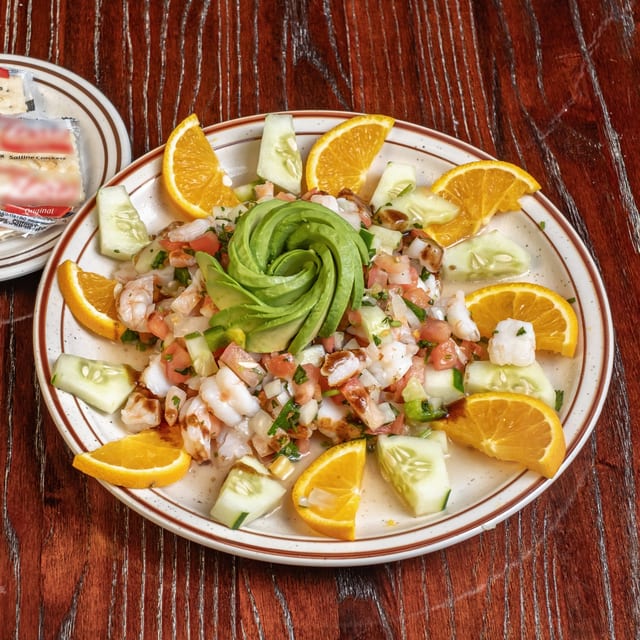 Shrimp Ceviche.